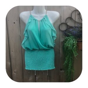 ✨Classy Detailed Teal Top✨